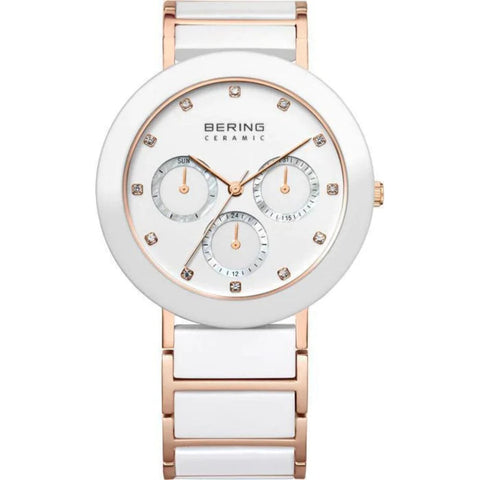 Bering Large White Ceramic Watch