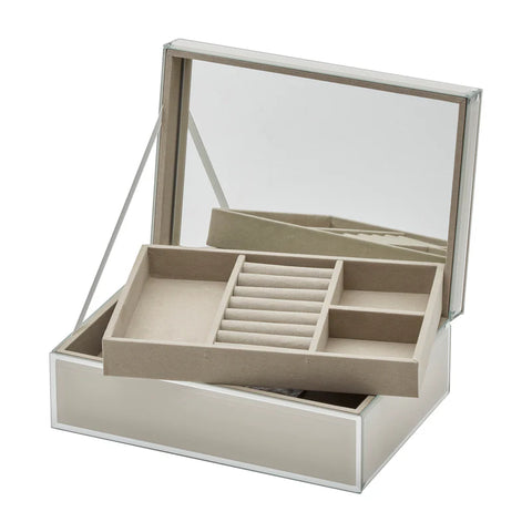 Sarah Nude Large Jewellery box