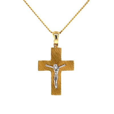 14ct Yellow Gold Crucifix