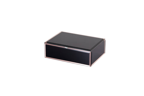 Sara Black Medium Jewellery Box