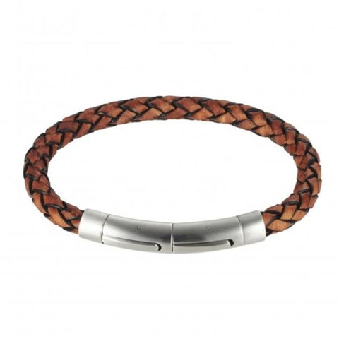 Italian Braided Leather Bracelet
