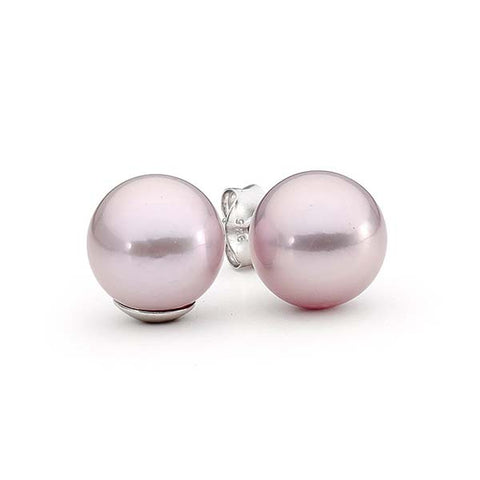 12mm Pink Edison Freshwater Pearl Studs