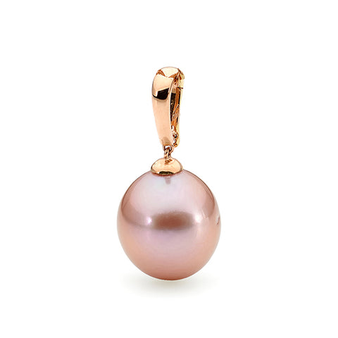9ct Rose Gold Pink Edison Pearl Enhancer
