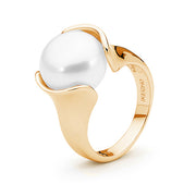 9ct Open Pearl Ring