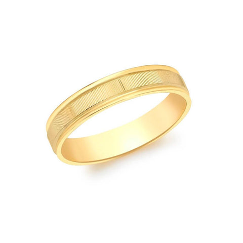Textured Gold Band